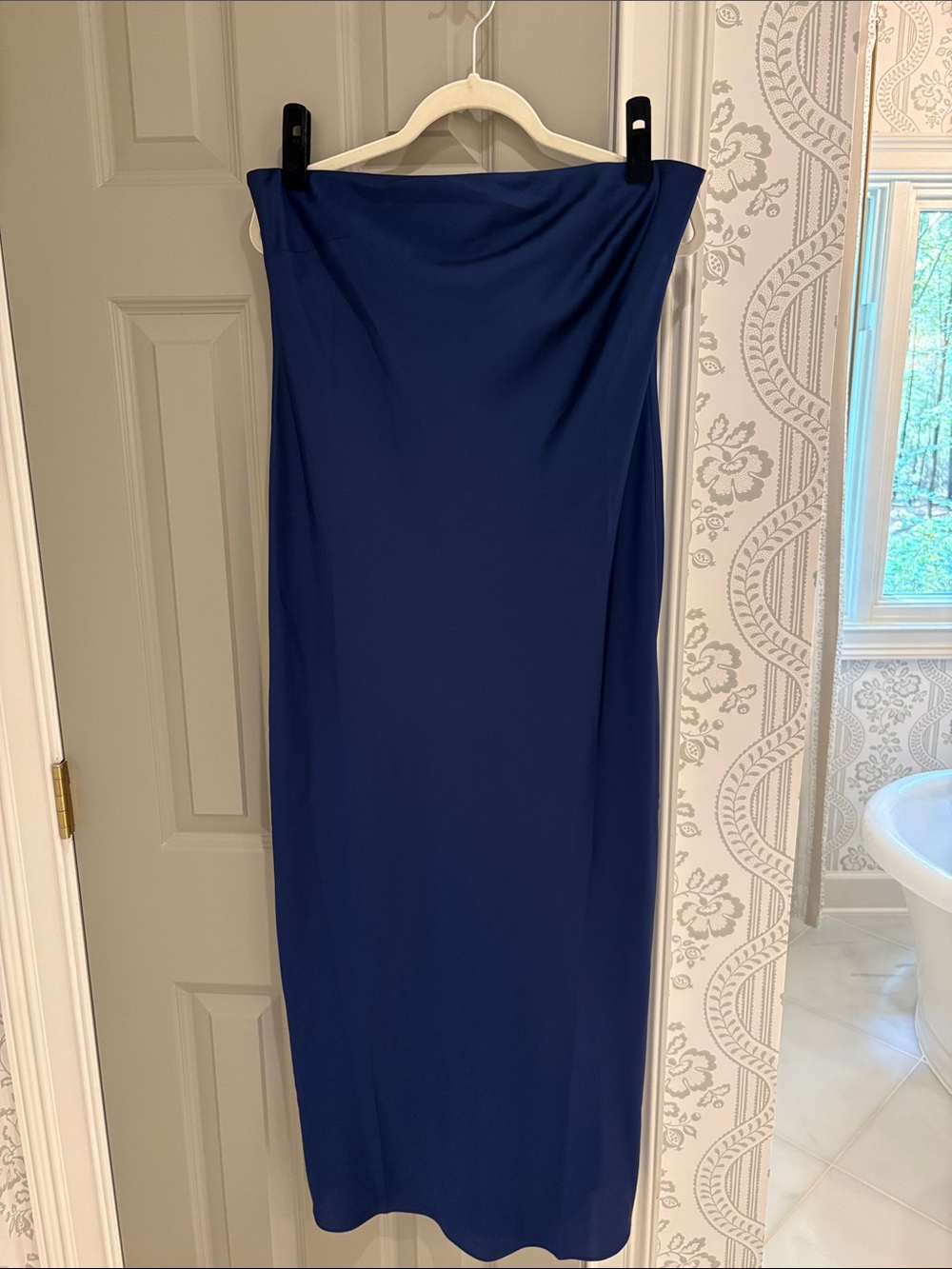J. Crew Royal Blue Strapless Dress